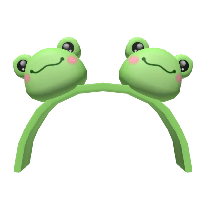 Frog Headband Green