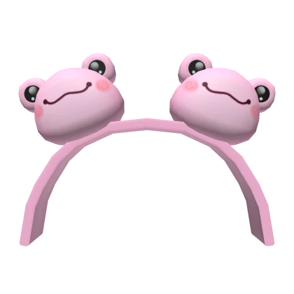 Frog Headband Pink 