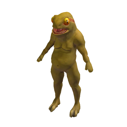 Yellow Fish Frog Monster Suit