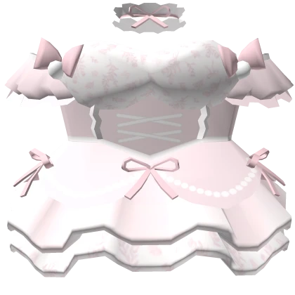 🎀3.0 Beautiful Magical Pink Rococo Dress w Bows