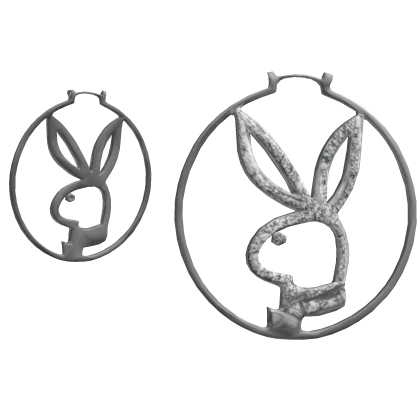 Icon Bunny Mcbling 2000s Hoop Earrings | Silver