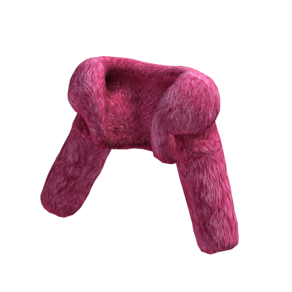 Pink Fur Crop Jacket