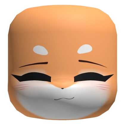 Cute Happy Fox Face