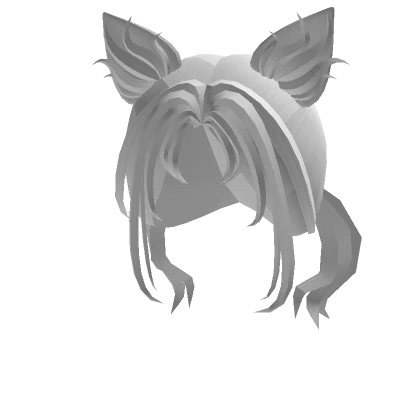 Werewolf Ears White Hair