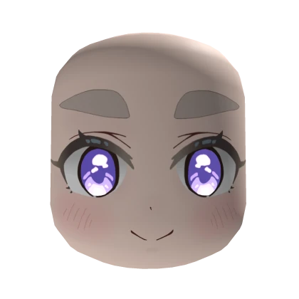 Purple Eyes Face
