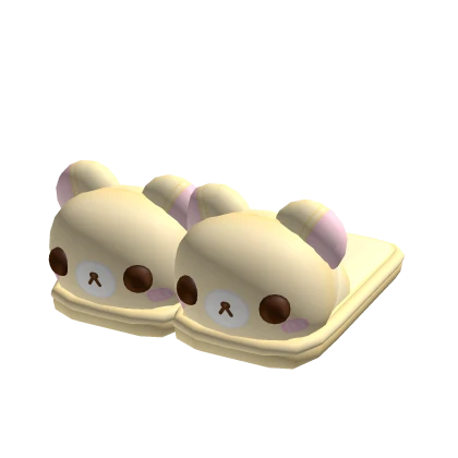 cute korila bear slippers