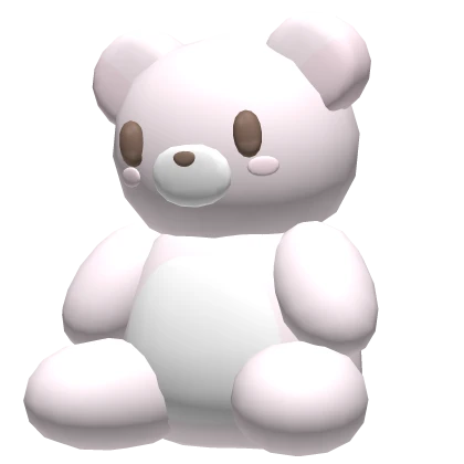 ♡ : kawaii pink bear floor plushie