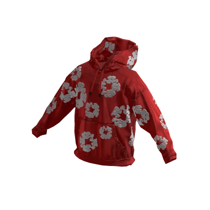 Red Denim Tears Hoodie