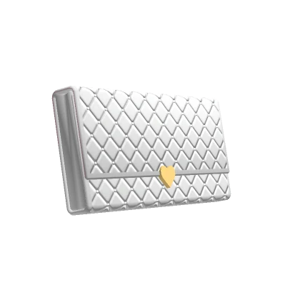 White Luxury Purse (Wallet / Bag / Clutch)