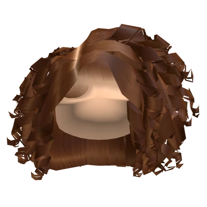 ☆ Ginger Side Part Curly Afro