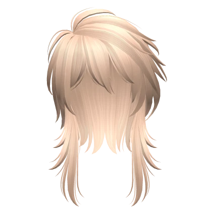 messy vkei anime hair (blonde)