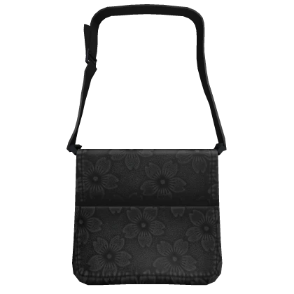 Floral Embossed Side Satchel