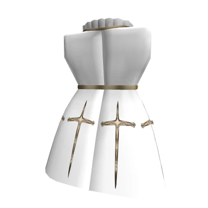 White Gothic Styled Coat 1.0 Girl (R6)