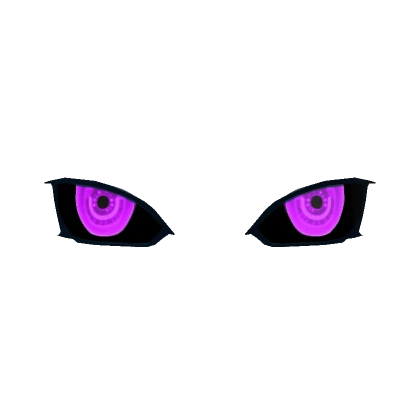 Glowing Evil Purple Eyes