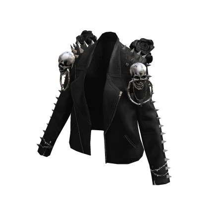 BB Leather Jacket Gothic Black