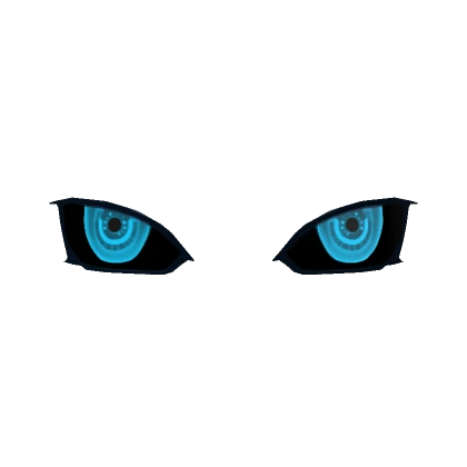 Glowing Evil Blue Eyes