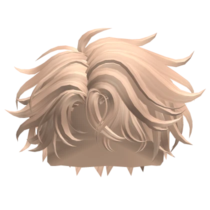 Medium Length Messy Hair(Blonde)