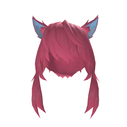 Pink Cat Girl Hair