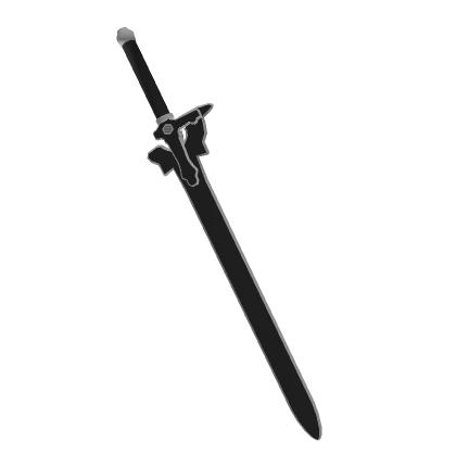 Black Anime Longsword [Back Mounted]