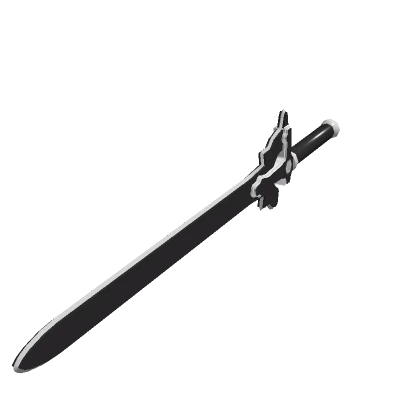 Black Anime Longsword