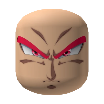 Super Red Warrior Anime Face