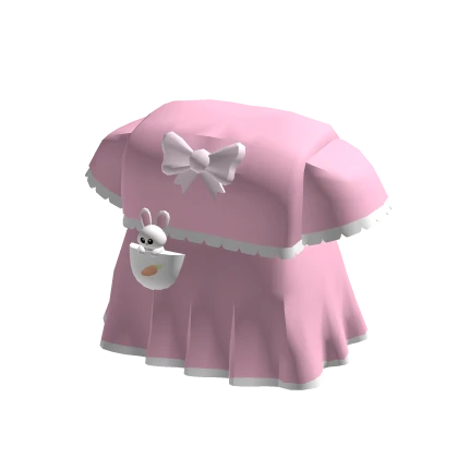 kawaii pink bunny dress with ribbon