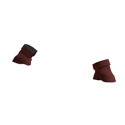 [3.0] Y2K Fingerless Red Knitted Gloves