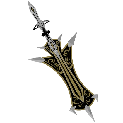 [PBR] black metallic royal sword