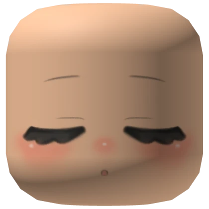 🍀Cute Soft Sleepy Eyes Face Mask (Apricot)