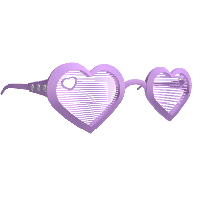 Lavender Lovely Heart Shades