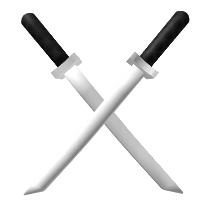 Black and White Ninja Swordpack