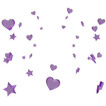 Aesthetic Preppy Confetti in Purple