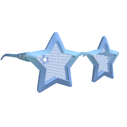 Light Blue Super Star Shades