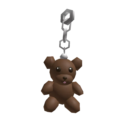 Teddy Bear Keychain Brown 3.0