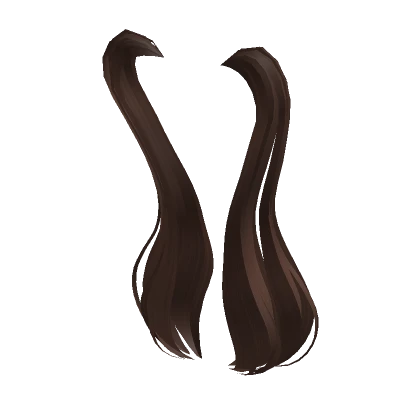 EXTRA long Pigtails Brown