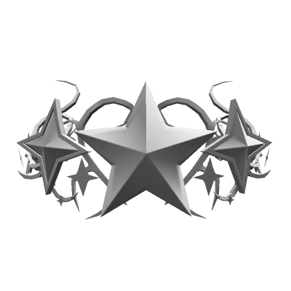 Silver Star Cyber Sigil Crown