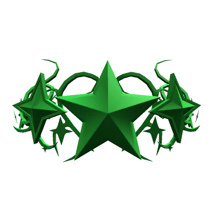 Green Star Cyber Sigil Crown