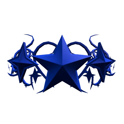 Blue Star Cyber Sigil Crown