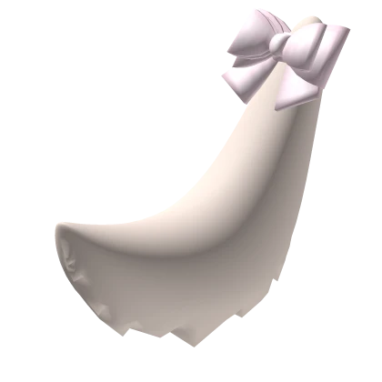 little dog tail with pink bow 