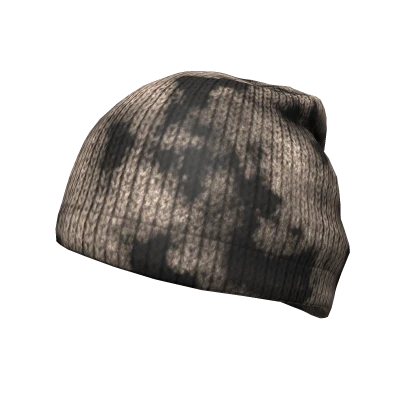 ACID WASH BEANIE -- BEIGE