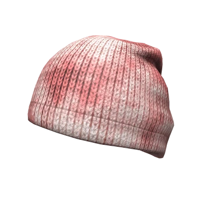 ACID WASH BEANIE -- PINK