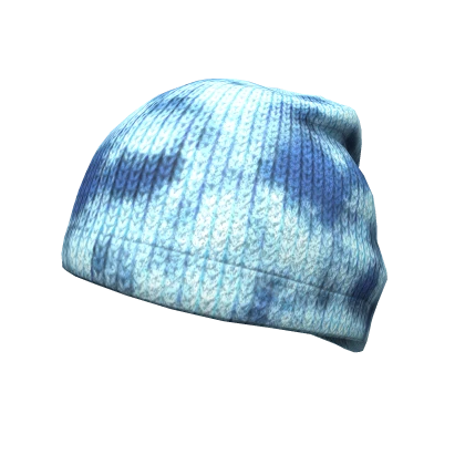 ACID WASH BEANIE -- BLUE
