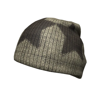 STAR KNIT BEANIE -- BEIGE