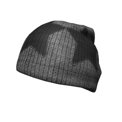 STAR KNIT BEANIE -- GRAY