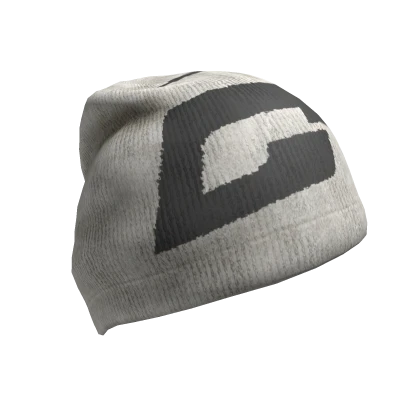 GENKNITE LOGO BEANIE -- WHITE