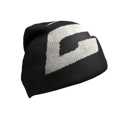 GENKNITE LOGO BEANIE -- BLACK