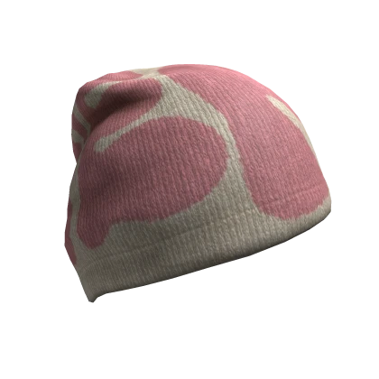 EPILOGUE LOGO BEANIE -- PINK / WHITE