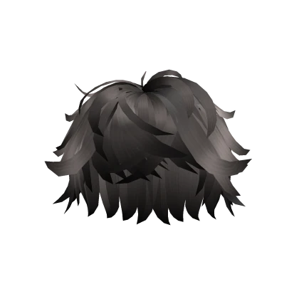 Ash Gray Fluffy Hair