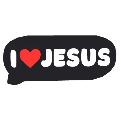 3D Effect - Jesus Speech Bubble