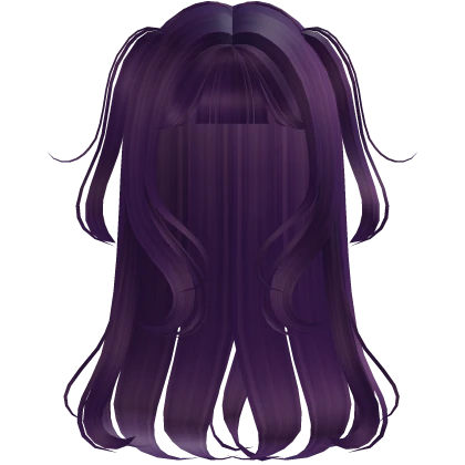 Violet Wavy Pigtails Hair